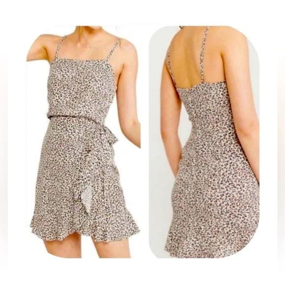 Abercrombie and Fitch Leopard Print Sleeveless Dress - Picture 1 of 7